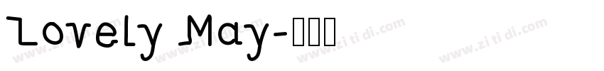 Lovely May字体转换